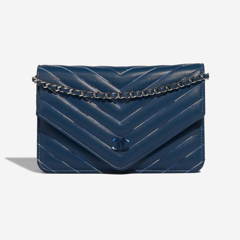 Chanel WalletOnChain Blue Front | Vendez votre sac de créateur sur Saclab.com