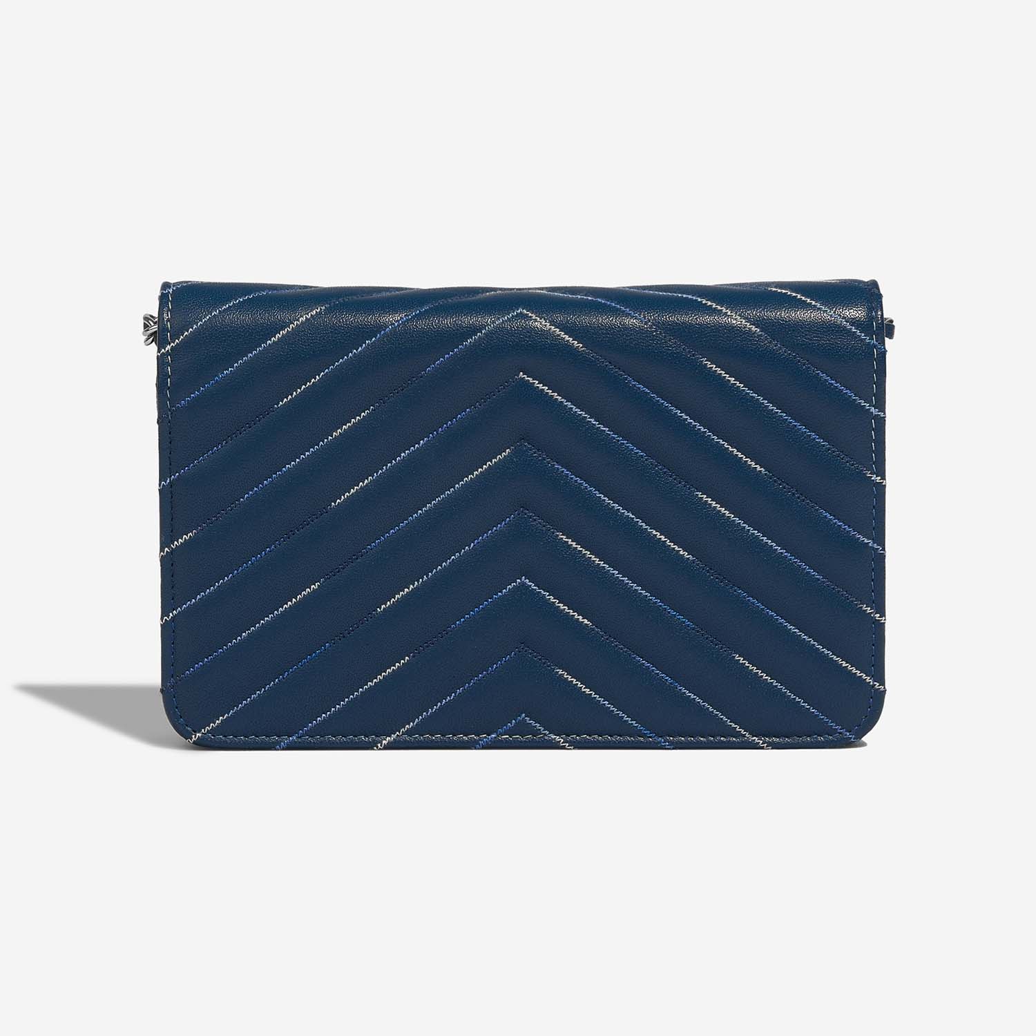 Chanel WalletOnChain Blue Back  | Sell your designer bag on Saclab.com