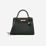 Hermès Kelly 28 VertRousseau Front | Verkaufen Sie Ihre Designertasche auf Saclab.com