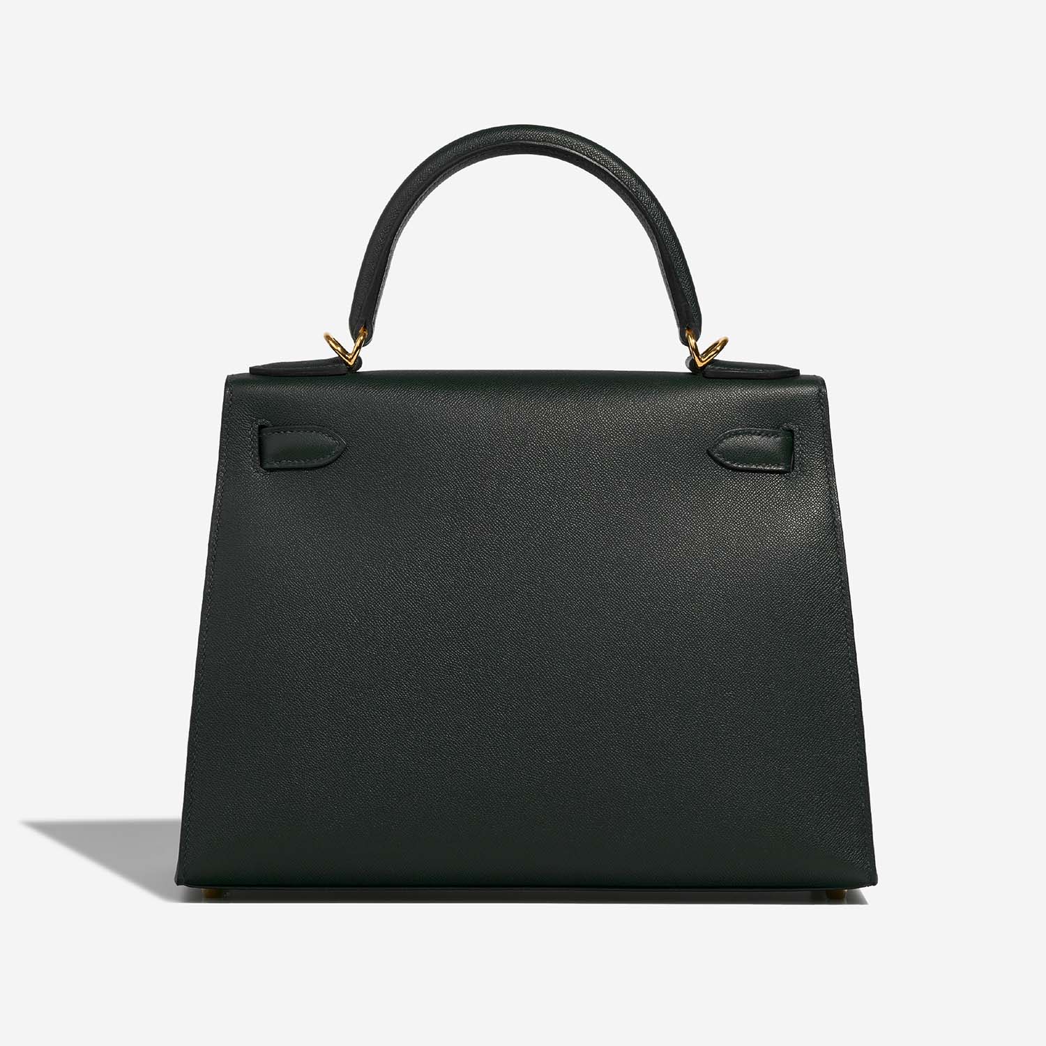 Hermès Kelly 28 VertRousseau Back  | Sell your designer bag on Saclab.com