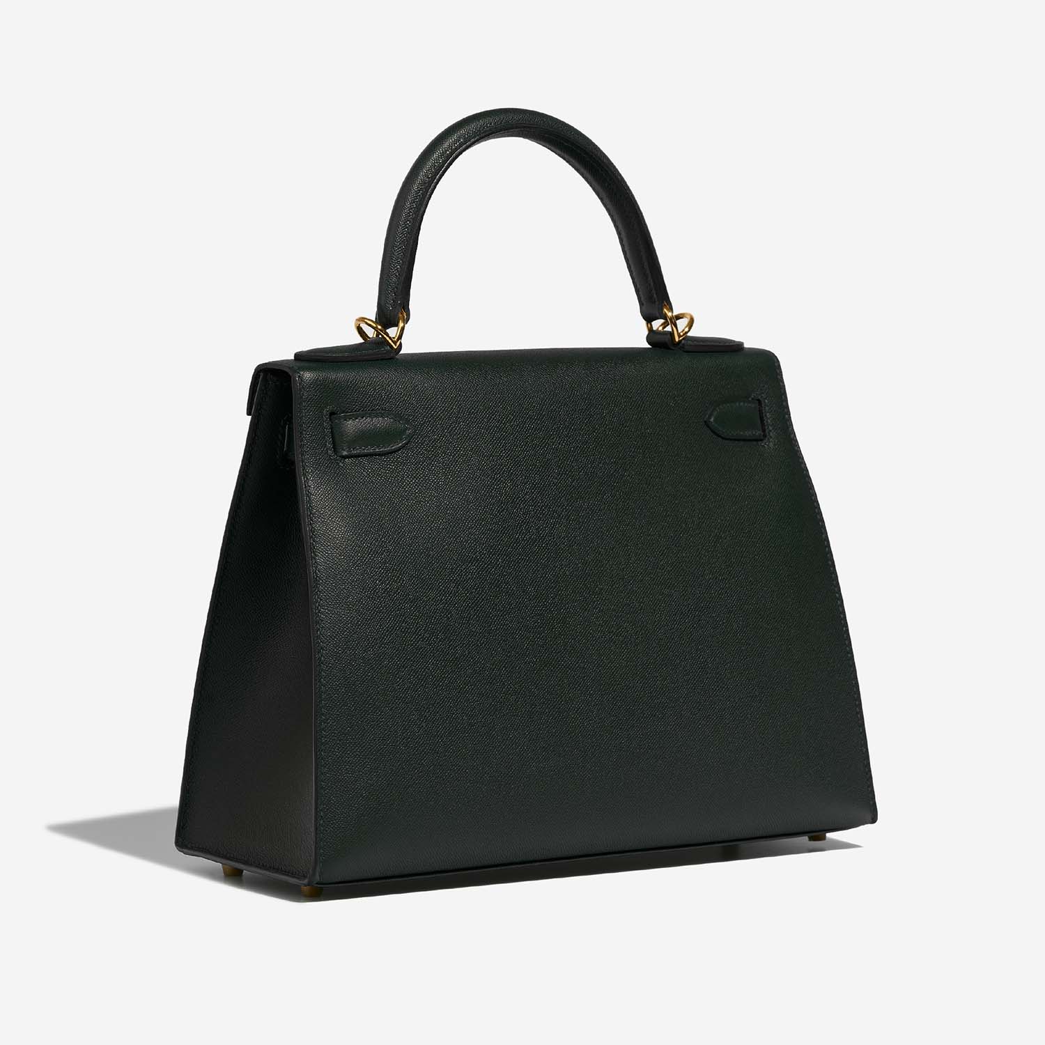 Hermès Kelly 28 VertRousseau 7SB S | Sell your designer bag on Saclab.com