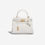 Hermès Kelly 28 Blanc Front  | Sell your designer bag on Saclab.com