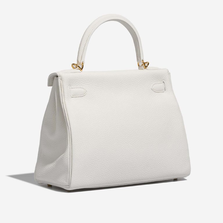 Hermès Kelly 28 Blanc 7SB S | Sell your designer bag on Saclab.com