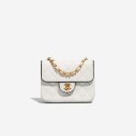 Chanel Timeless MiniSquare White Front  | Sell your designer bag on Saclab.com