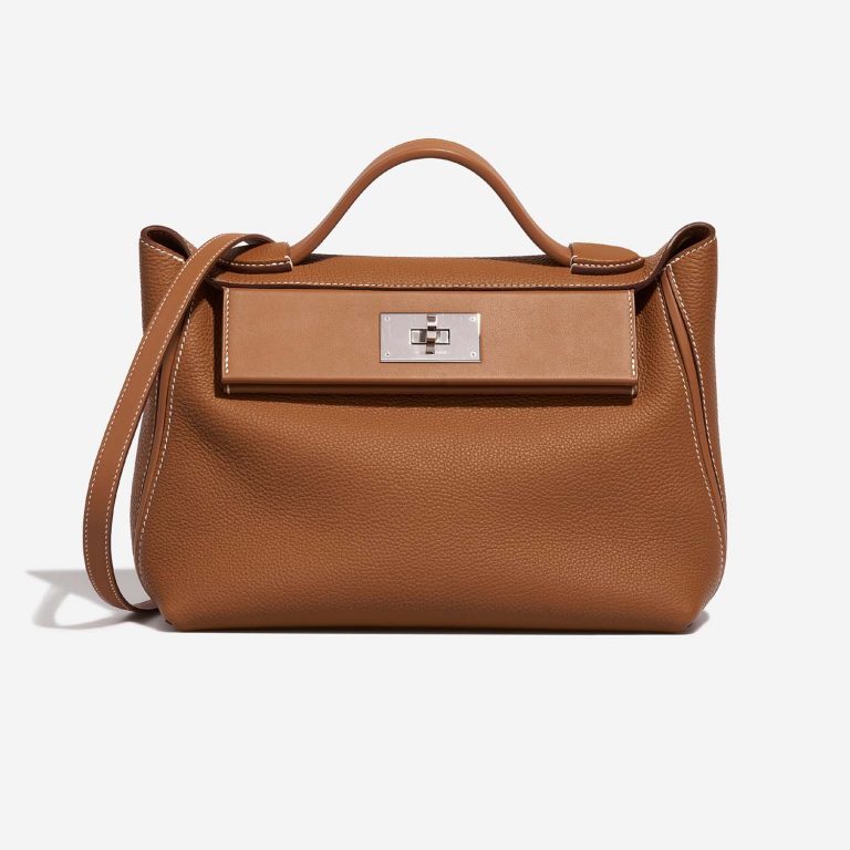 Hermès 244 29 Gold Front  | Sell your designer bag on Saclab.com