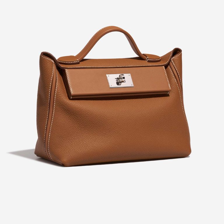 Hermès 244 29 Gold Side Front  | Sell your designer bag on Saclab.com