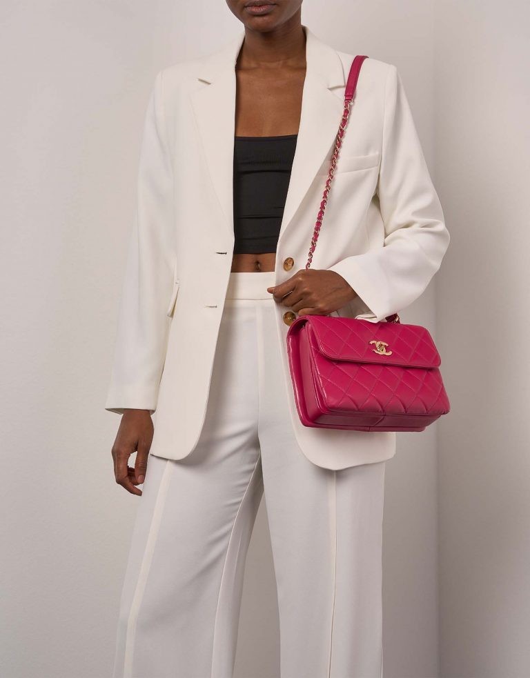 Chanel TrendyCC Medium Pink 0F | Sell your designer bag on Saclab.com