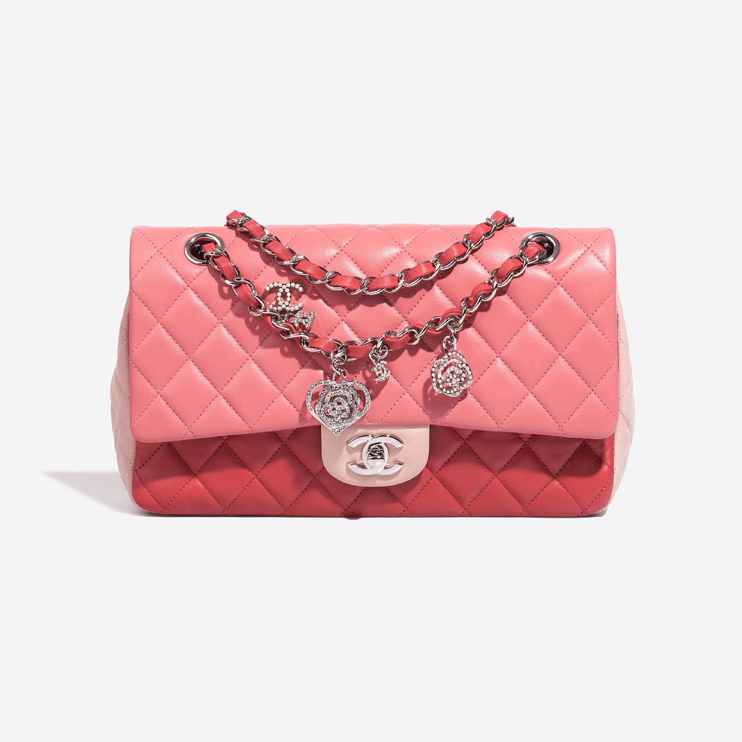 Chanel Timeless Medium Pink Front  | Sell your designer bag on Saclab.com