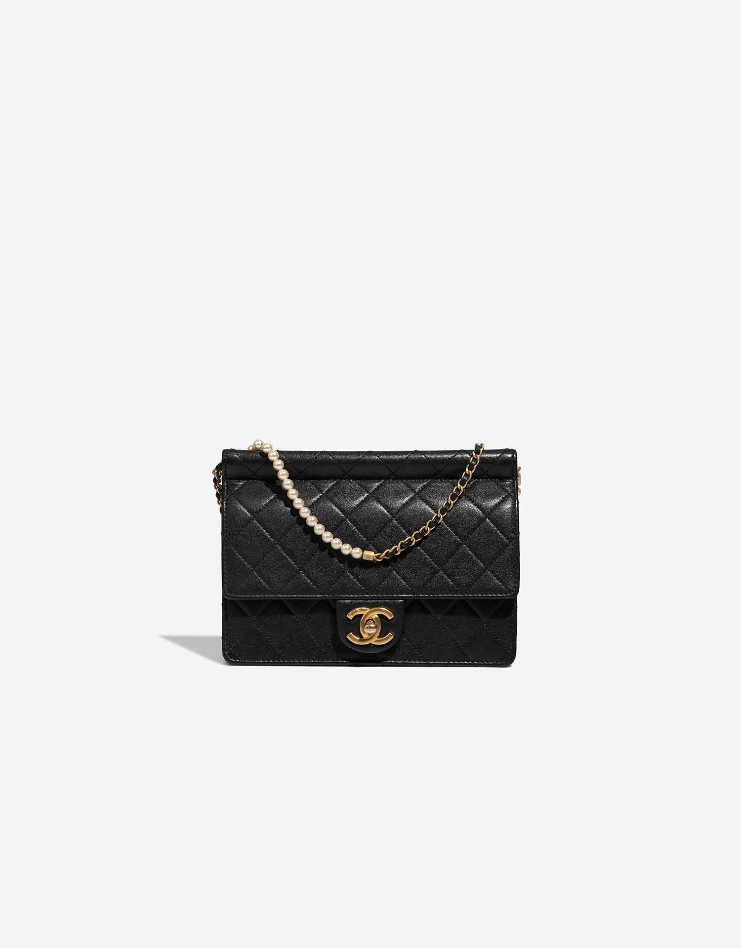 Chanel Timeless Handle Business Affinity Small Lamb Black