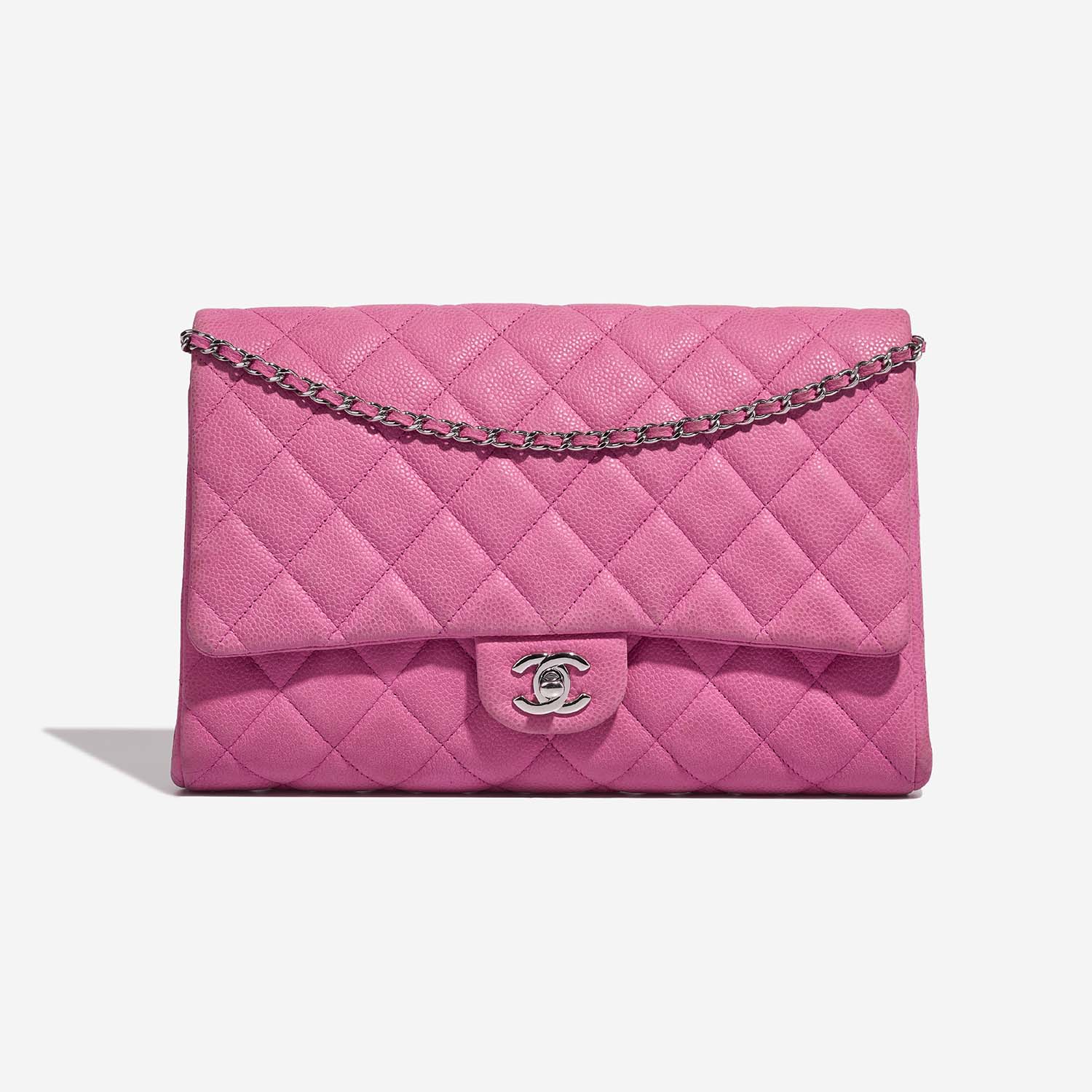 Chanel Timeless Pink Caviar Long Flap Wallet– orangeporter