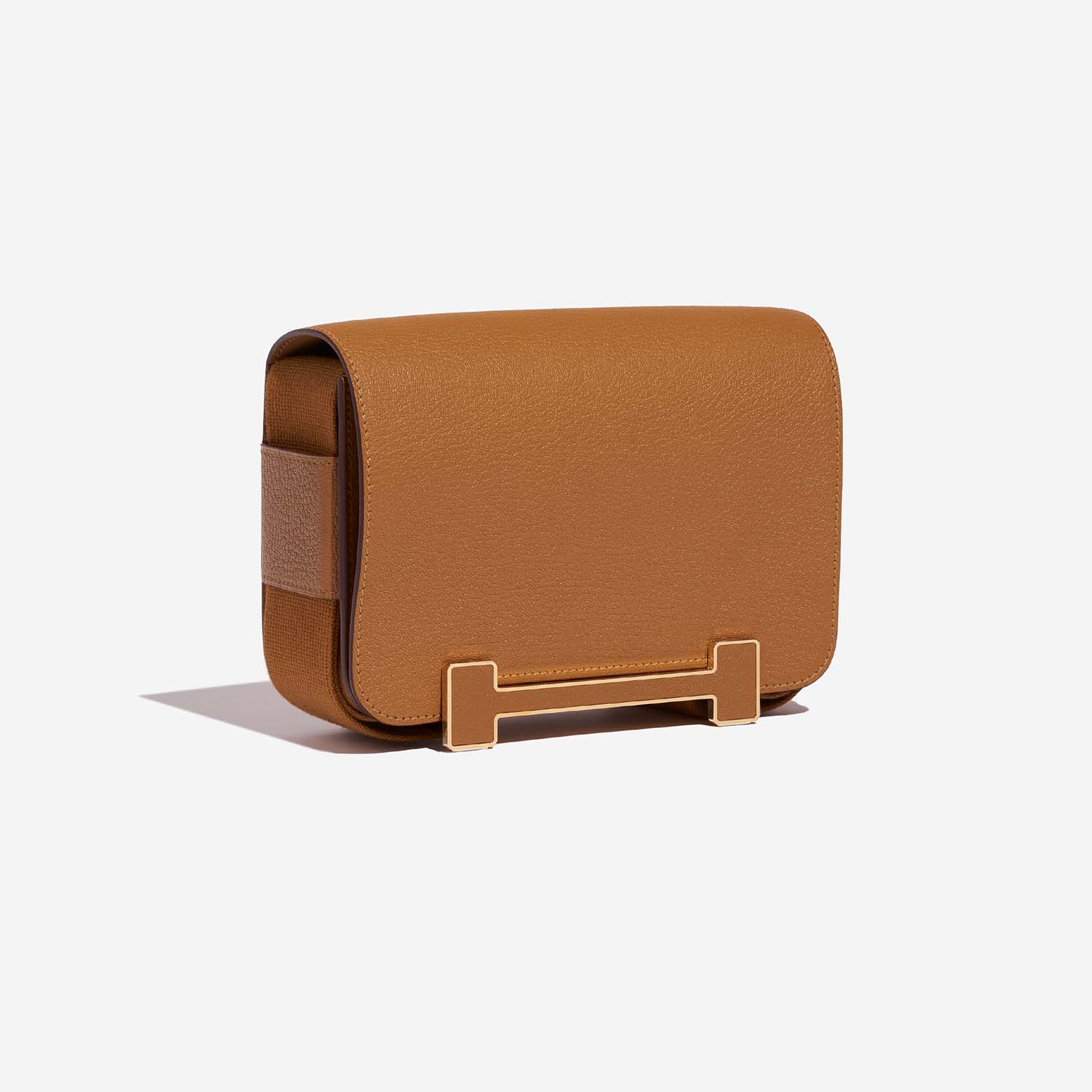 Hermès Geta onesize Caramel Side Front  | Sell your designer bag on Saclab.com