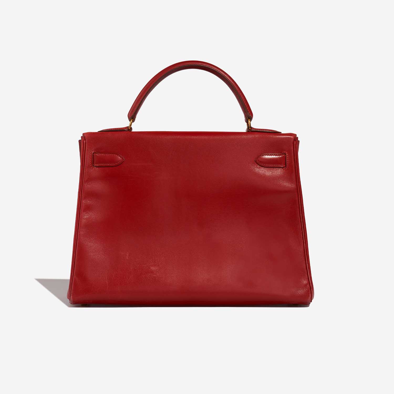 Hermès Kelly 32 RougeCasaque Back  | Sell your designer bag on Saclab.com