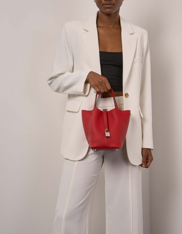 Hermès Picotin 18 RougeCasaque Front | Vendre votre sac de créateur sur Saclab.com