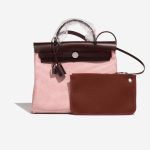 Hermès Herbag 31 Ecru-Blanc-Framboise-Rouge 0F | Sell your designer bag on Saclab.com