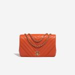 Chanel Timeless Medium Orange Front  | Sell your designer bag on Saclab.com