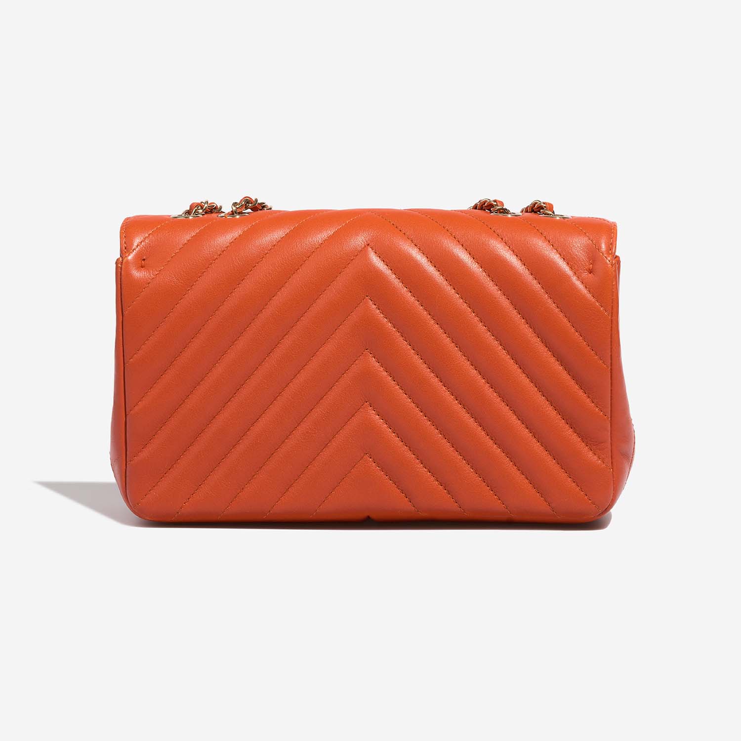 Chanel Timeless Medium Orange Back  | Sell your designer bag on Saclab.com