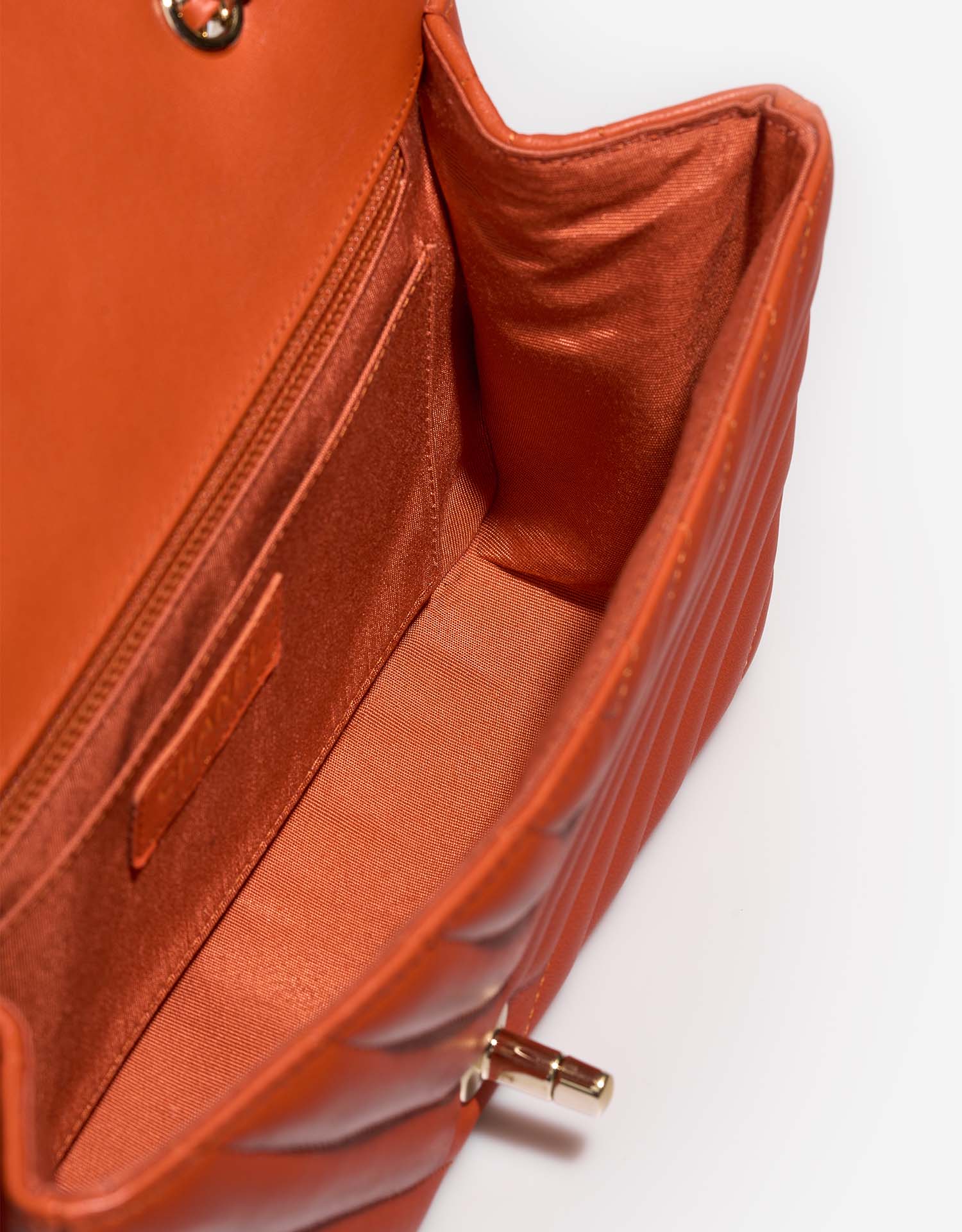 Chanel Timeless Medium Orange Inside  | Sell your designer bag on Saclab.com