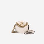 Chanel 19 RoundClutch PearlWhite Front  | Sell your designer bag on Saclab.com