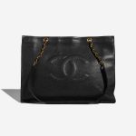 Chanel Shopper Large Black Front  | Sell your designer bag on Saclab.com