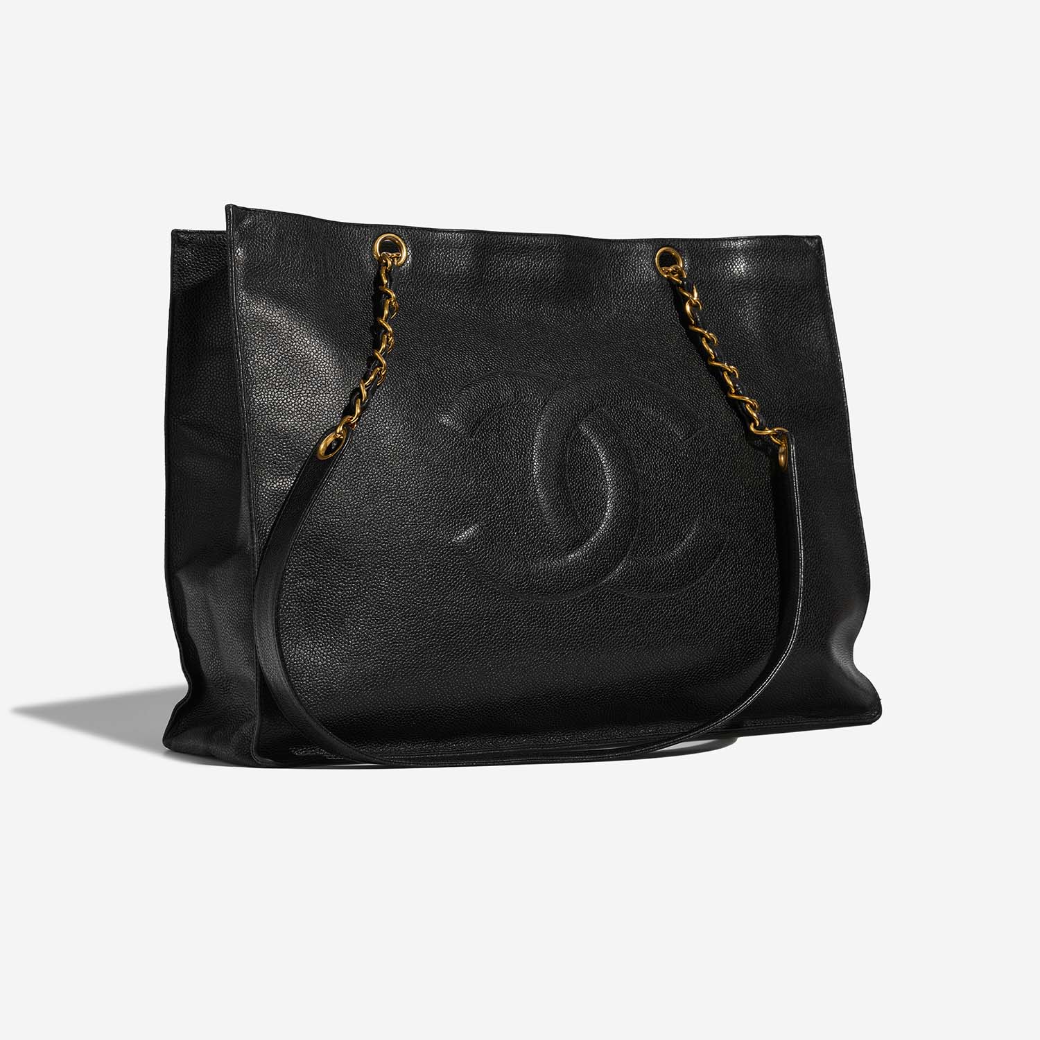 Chanel Beaute Black Fabric CC Logo Shoulder Bag Purse Designer