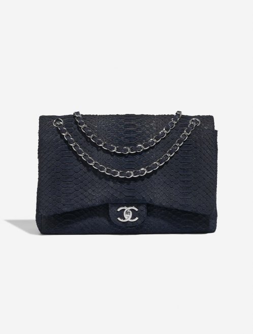 Chanel Timeless Maxi DarkBlue Front | Vendez votre sac de créateur sur Saclab.com