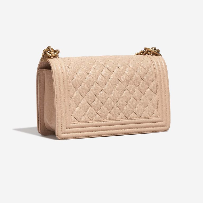 Chanel Boy OldMedium Beige 7SB S | Sell your designer bag on Saclab.com