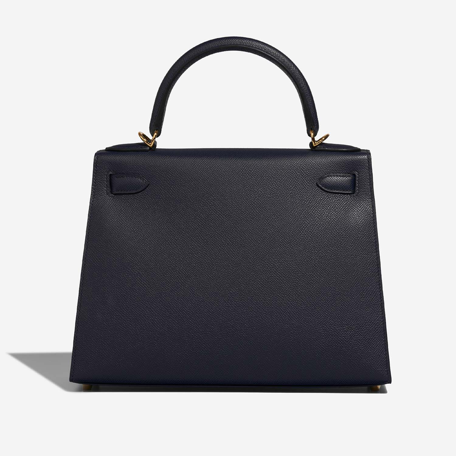 Hermès Kelly 28 BleuIndigo Zurück | Verkaufen Sie Ihre Designertasche auf Saclab.com