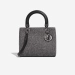 Dior Lady Medium Black-White Front  | Sell your designer bag on Saclab.com