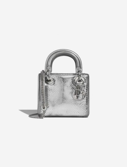 Dior Lady Mini Silver Front  | Sell your designer bag on Saclab.com