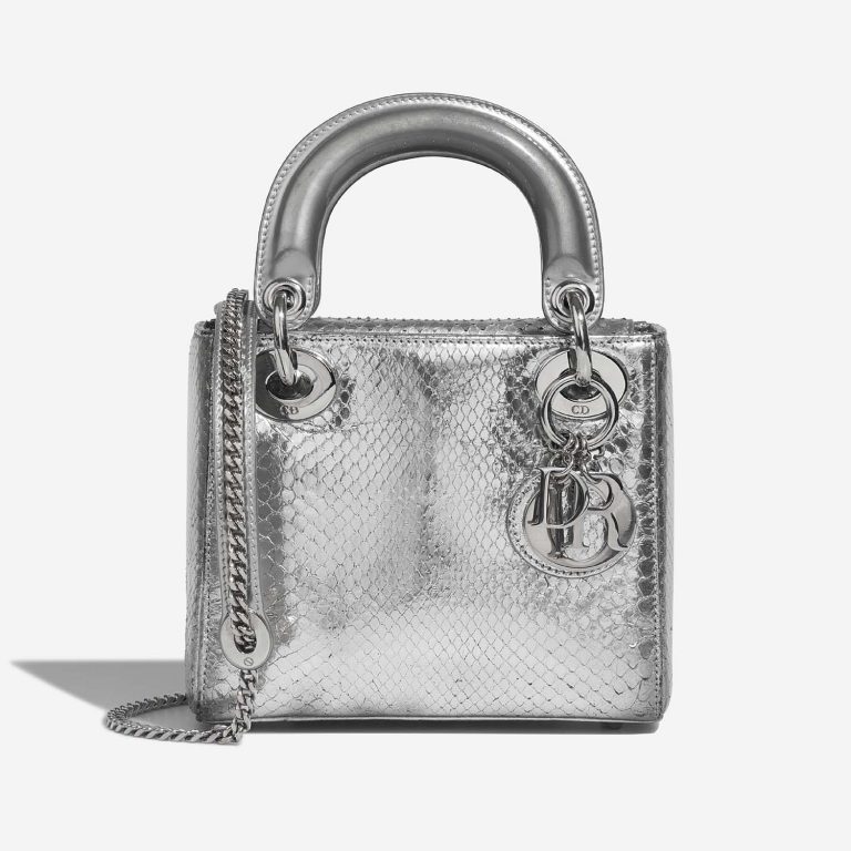 Dior Lady Mini Silver Front | Vendre votre sac de créateur sur Saclab.com