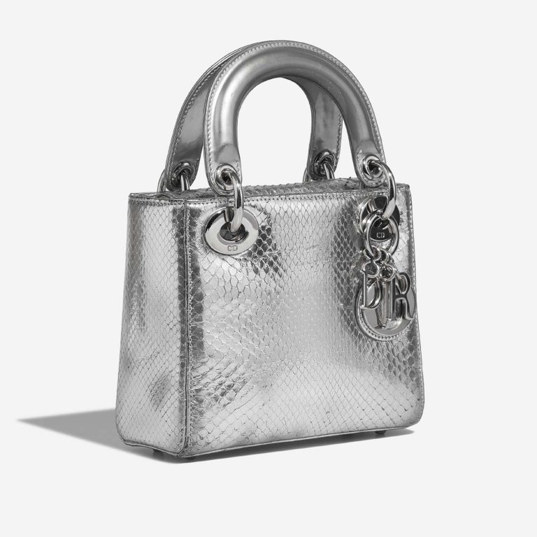 Dior Lady Mini Silver Side Front | Vendre votre sac de créateur sur Saclab.com