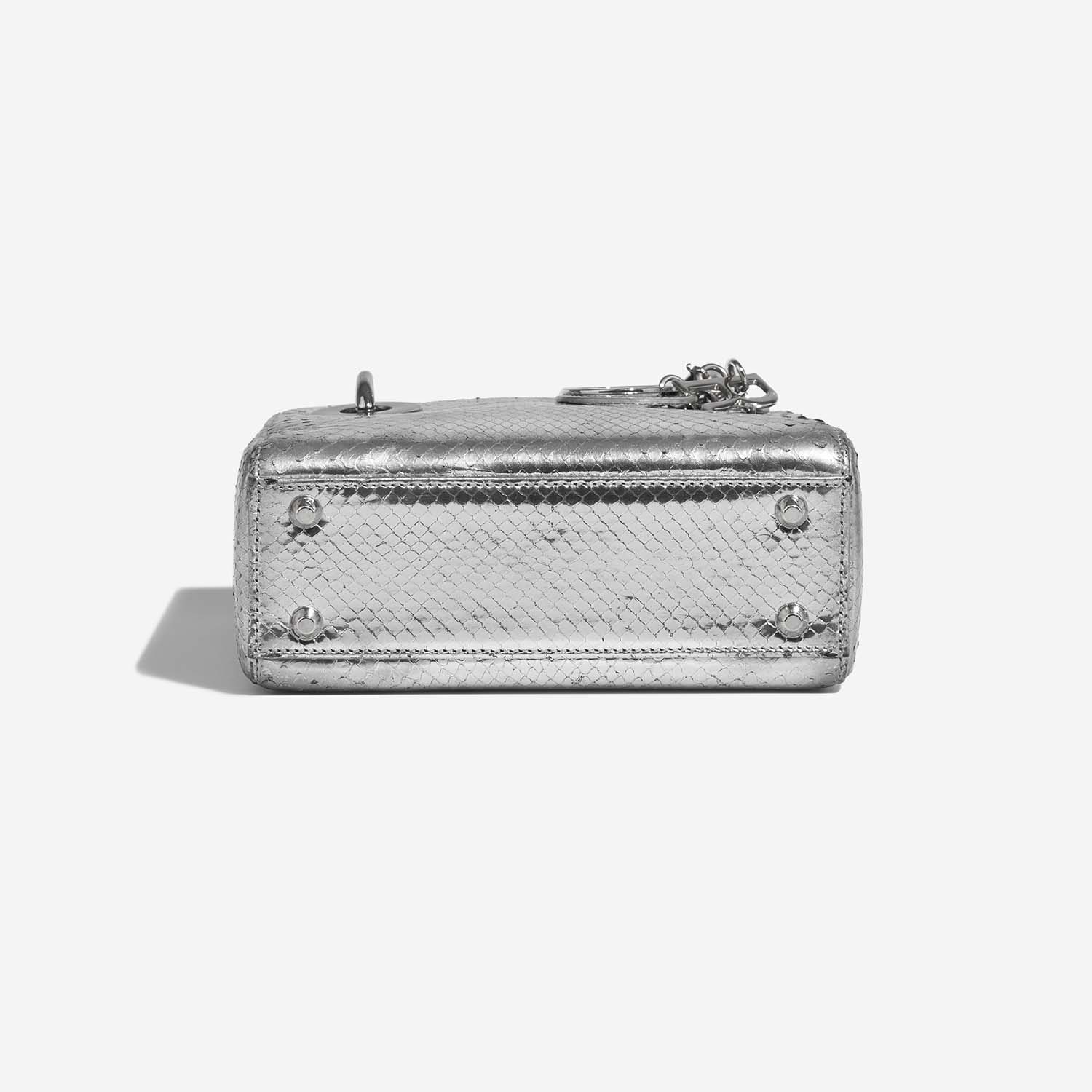 Dior Lady Mini Silver Bottom  | Sell your designer bag on Saclab.com