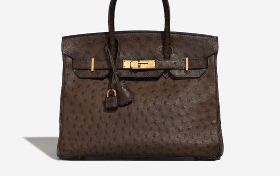 Hermès Birkin 30 Marron Front  | Sell your designer bag on Saclab.com