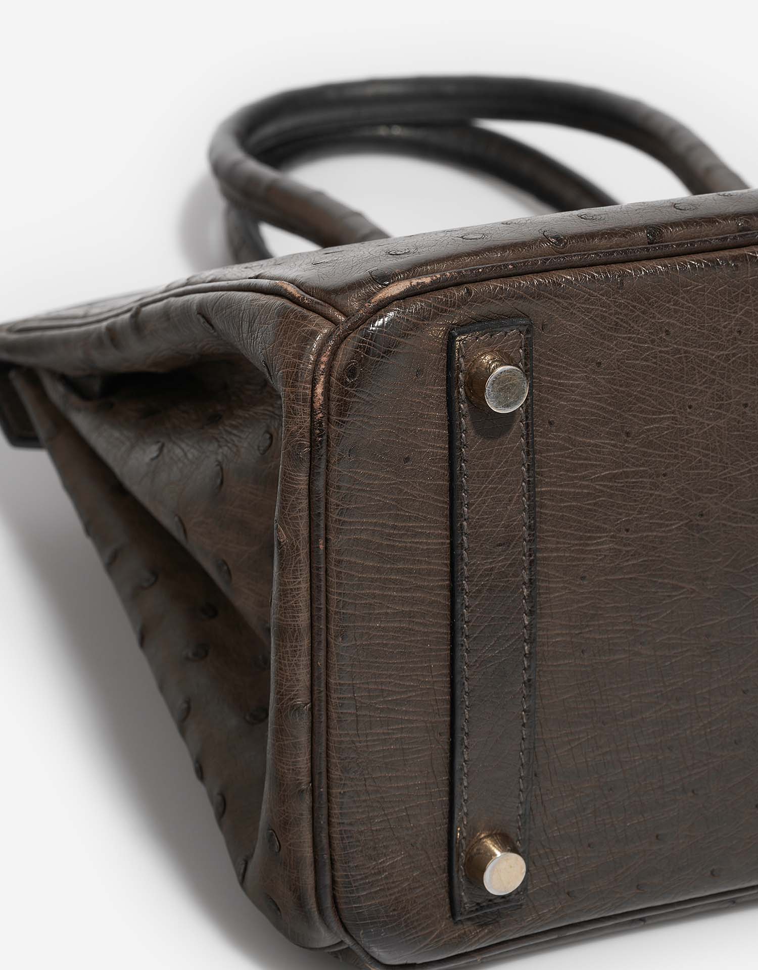 Hermès Birkin 30 Marron signs of wear | Sell your designer bag on Saclab.com