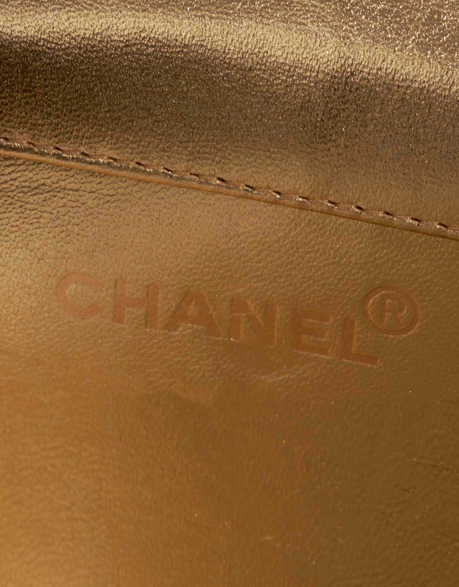 Chanel Timeless ExtraMini Gold Logo  | Sell your designer bag on Saclab.com
