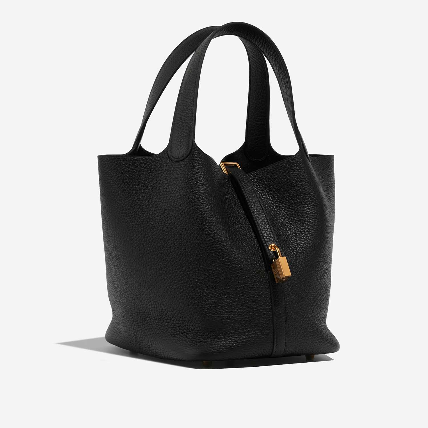 Hermès Picotin 22 Schwarz Side Front | Verkaufen Sie Ihre Designer-Tasche auf Saclab.com