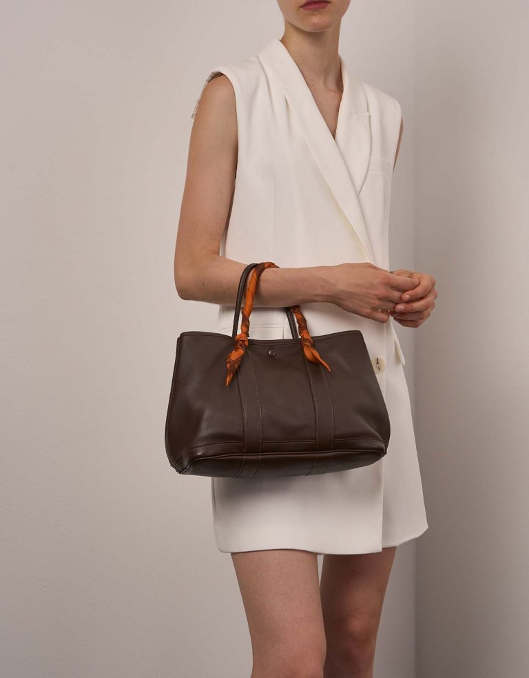 Hermès GardenParty 30 Terre Front  | Sell your designer bag on Saclab.com