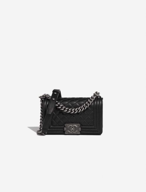 Chanel Boy Small Black Front  | Sell your designer bag on Saclab.com