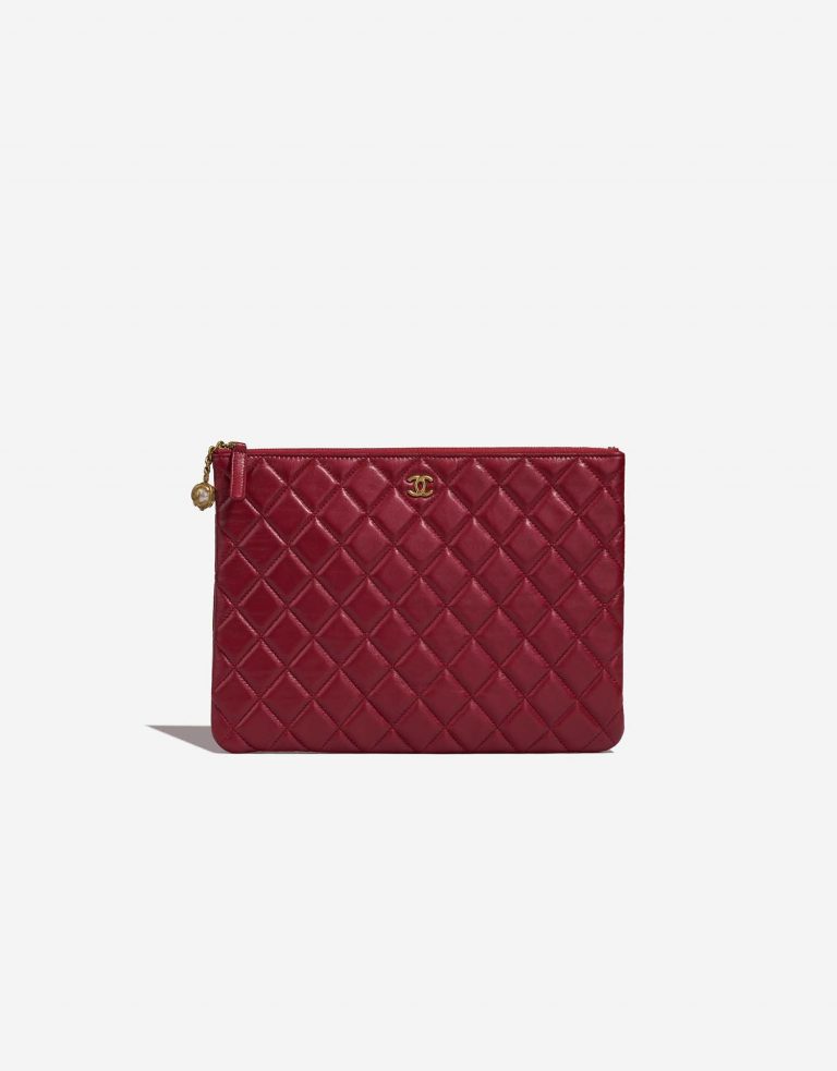 Chanel Timeless Clutch Red Front  | Sell your designer bag on Saclab.com