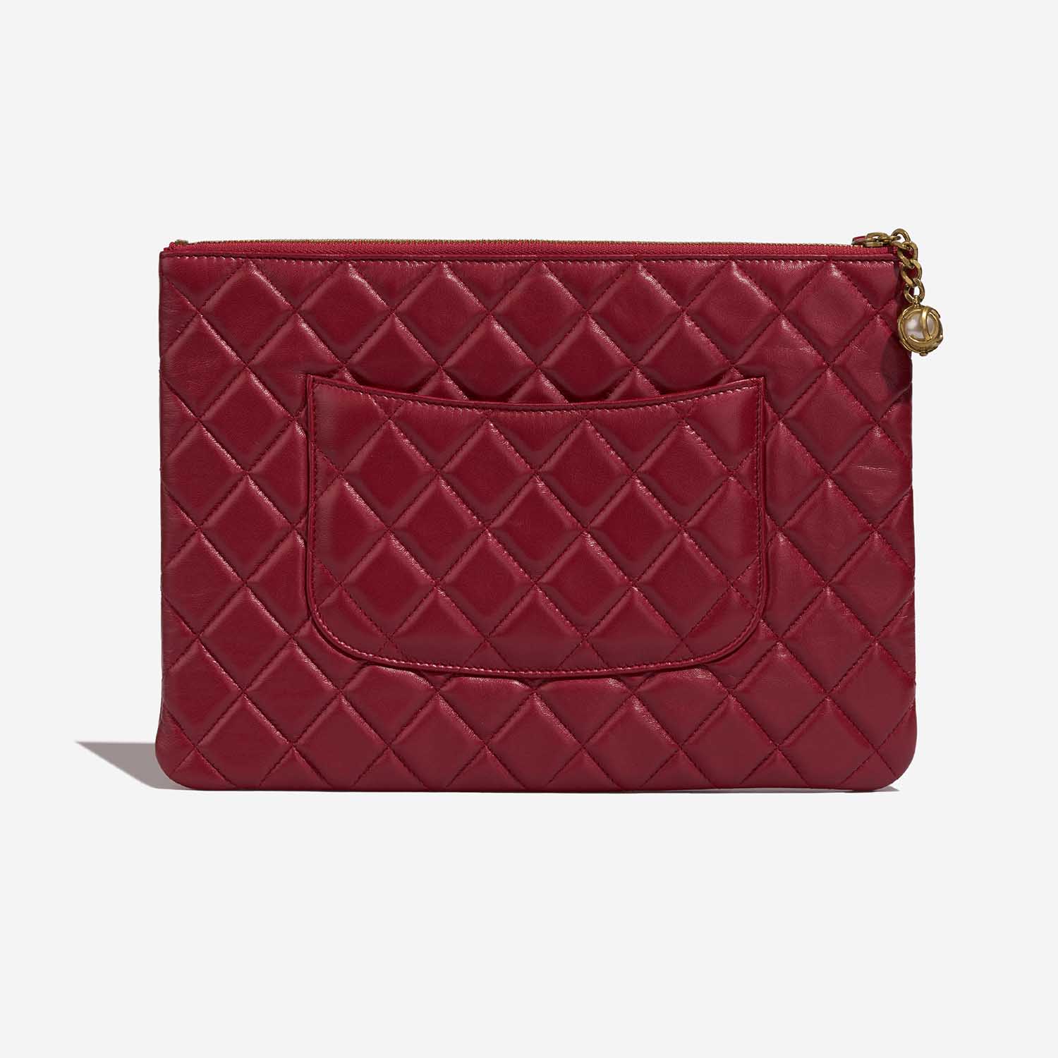 Chanel Timeless Clutch Red Back  | Sell your designer bag on Saclab.com