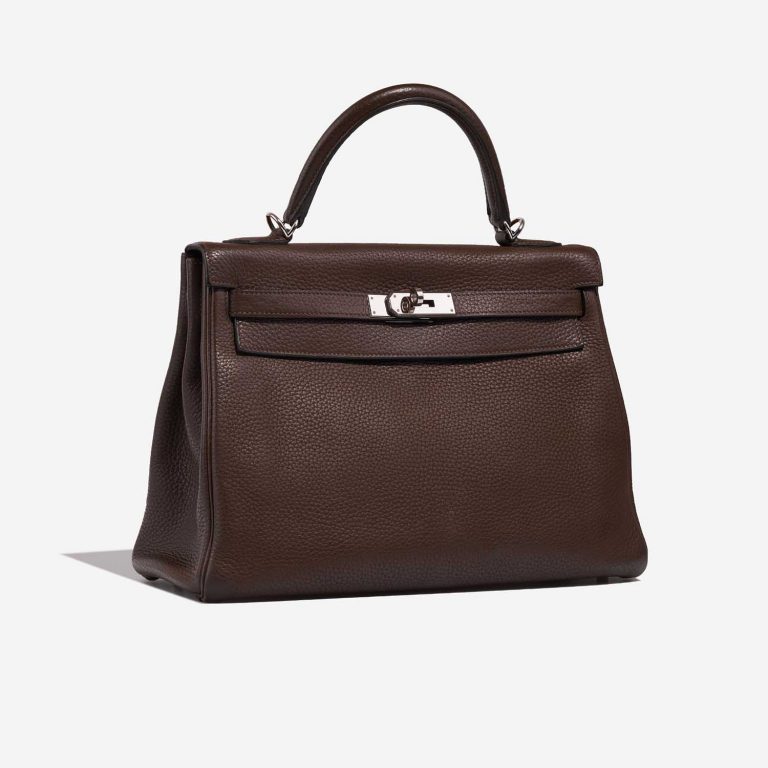 Hermès Kelly 32 Cacao Side Front | Vendez votre sac de créateur sur Saclab.com