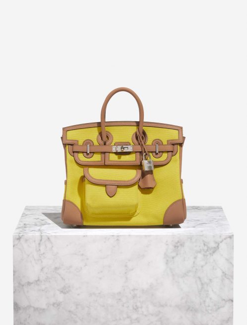 Hermès Birkin 25 JauneCitron-Chai Front  | Sell your designer bag on Saclab.com