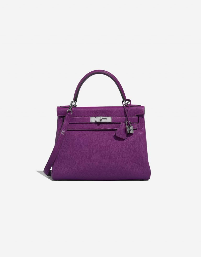 Hermès Kelly 28 Anemone Front  | Sell your designer bag on Saclab.com