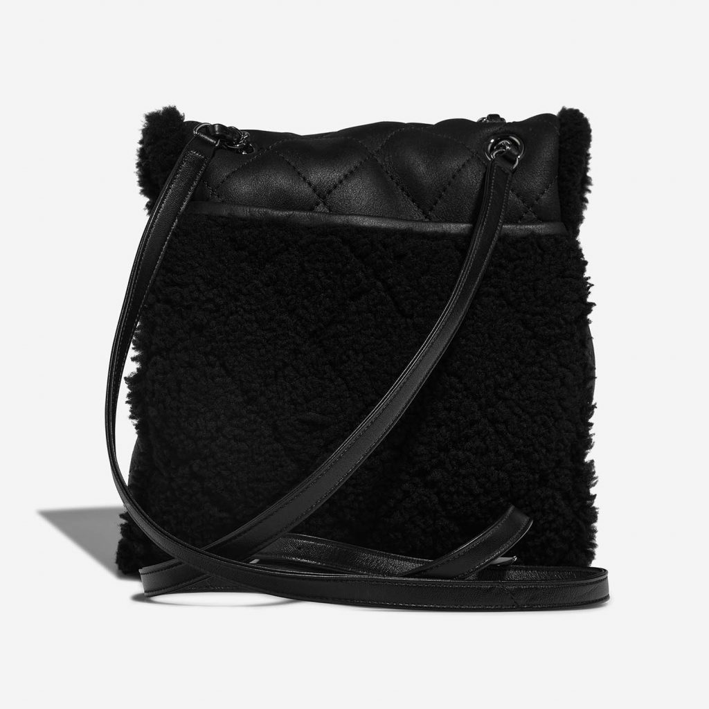 Chanel Backpack Shearling / Lamb Black SACLÀB