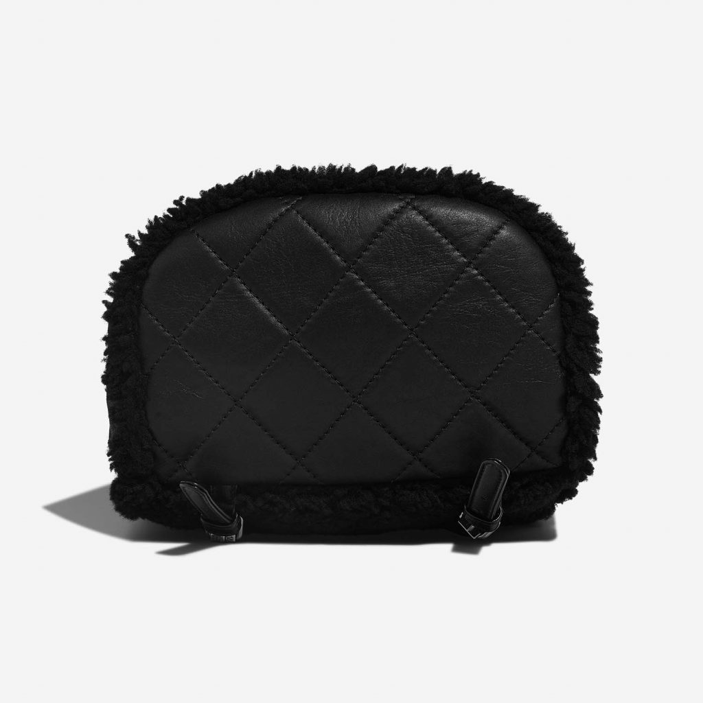 Chanel Backpack Shearling / Lamb Black SACLÀB