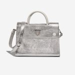 Dior Diorever Medium Silver-White Front  | Sell your designer bag on Saclab.com