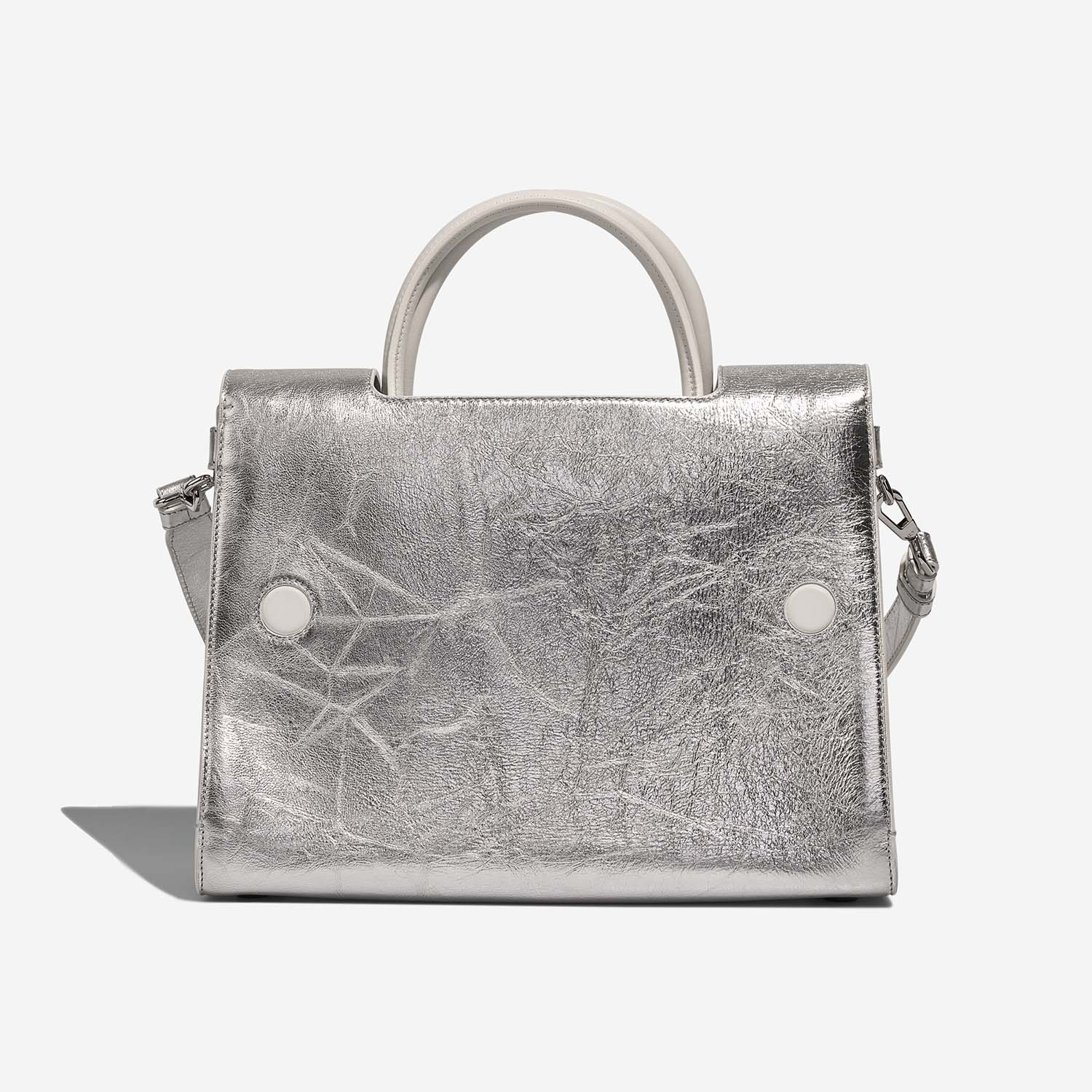 Dior Diorever Medium Silver-White Back | Sell your designer bag on Saclab.com