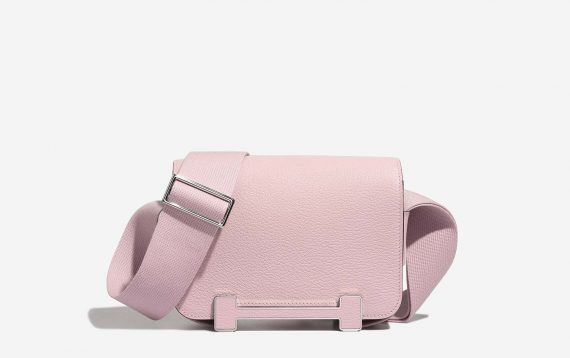 Hermès Geta MauvePale Front | Vendez votre sac de créateur sur Saclab.com