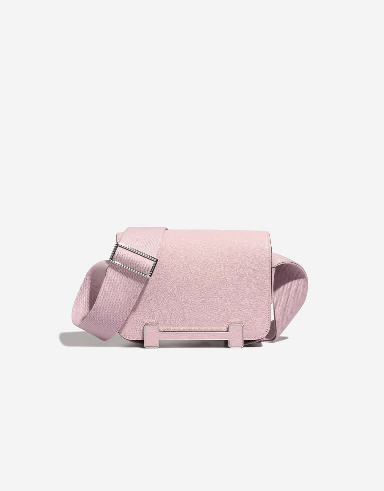 Hermès Geta MauvePale Front  | Sell your designer bag on Saclab.com