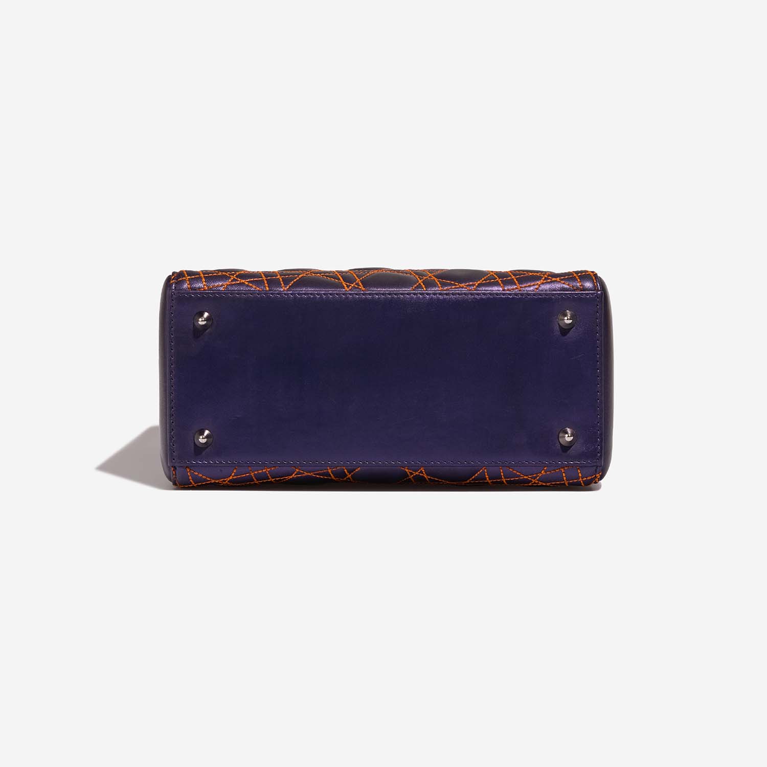 Dior Lady Medium Purple Bottom  | Sell your designer bag on Saclab.com